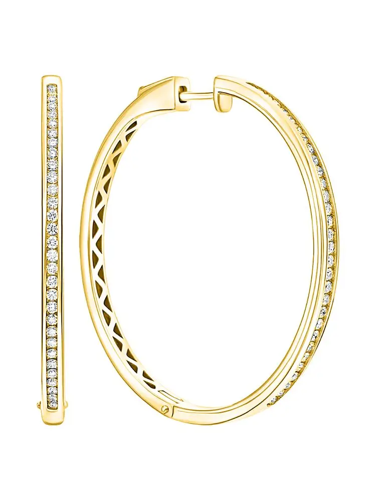 925 sterling zilver mode prachtige volledige zirkoon hoepel oorbel voor vrouwen verloving bruiloft luxe hoge kwaliteit fijne sieraden