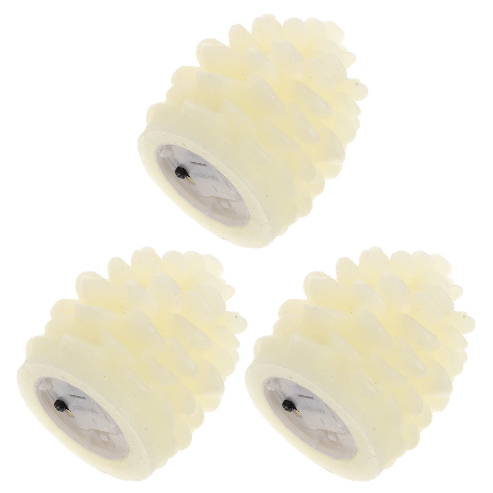 

3Pcs Pine Cone LED Lights Flameless Wax Night Lamp Romantic Home Decor Party Decorations Wax Light