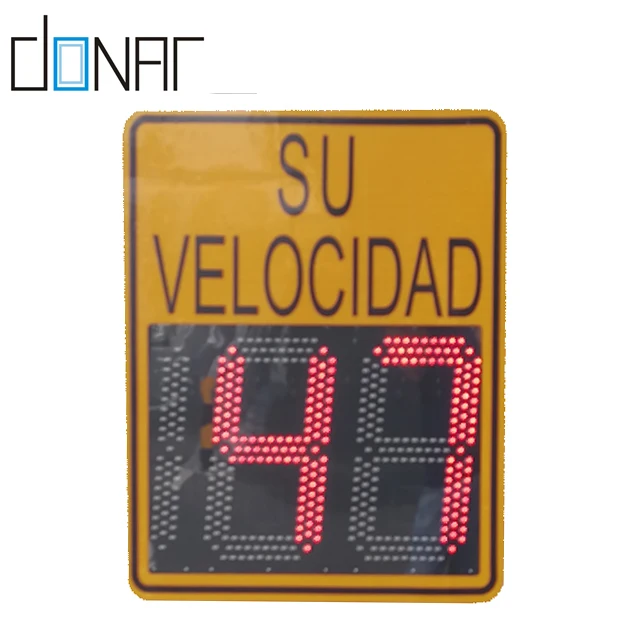 Solar Power Radar Speed Display sign