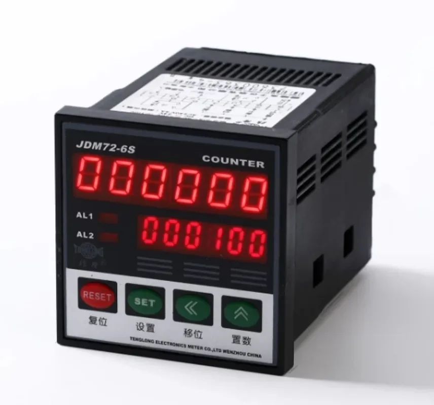 JDM72-4S -5S intelligent counter JDM72-6S dual row display counter matching LK-80-1