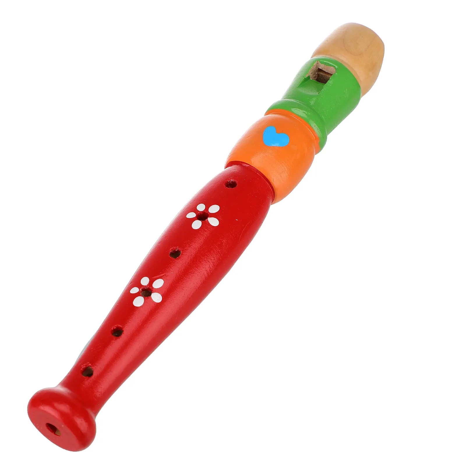 Strumento musicale educativo per flauto piccolo registratore in legno a 6 fori per bambini che imparano presto musica per bambini in età prescolare