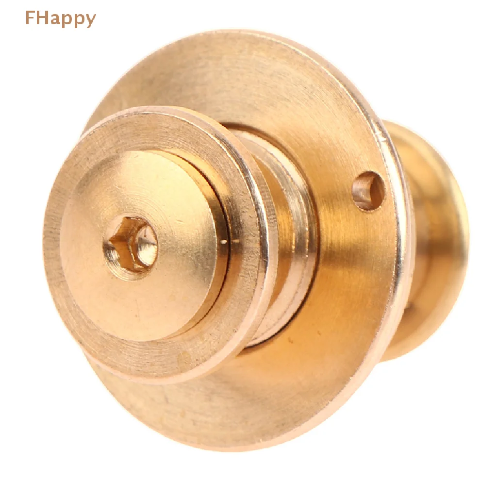 1 piece Brass Bag Lock Spring Buckle Case Metal Insert Lock Round Head Decorate DIY Accessories Leather Craft Hardware