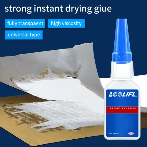 Imagen 2 del producto 20ml de secado rápido 401/403/406/415/416 adhesivo Universal superpegamento más fuerte herramientas de reparación de pegamento multiusos autoadhesivo 1 ud.