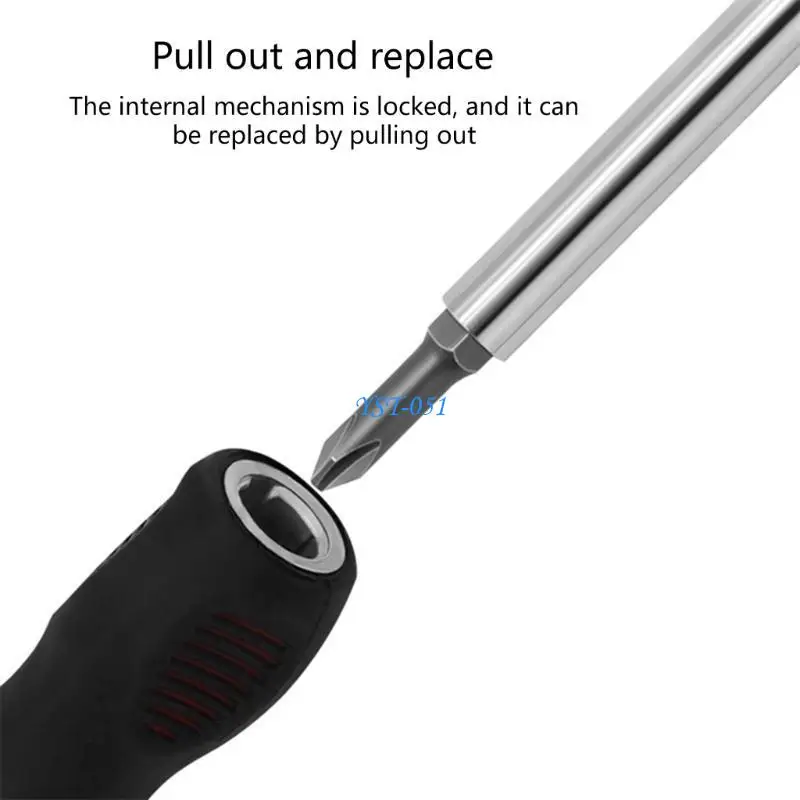 

E15A 2 in 1 Slotted and Head Screwdriver Set Interchangeable with Handle Set