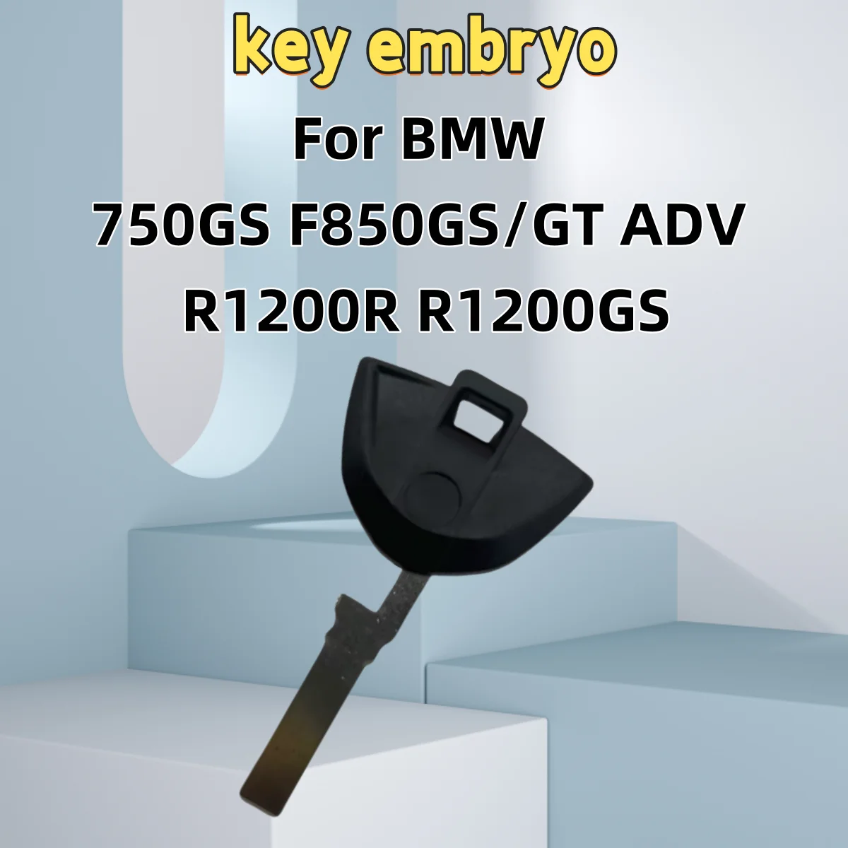 

original key For BMW 750GS F850GS/GT ADV R1200R R1200GS Blank Key Motorcycle Replace Uncut Keys can be placed anti-theft chip