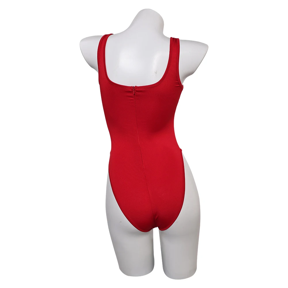 Traje de baño de Baywatch para mujer, traje de baño Sexy, uniforme de equipo de rescate en la playa, traje de Cosplay para Halloween y verano