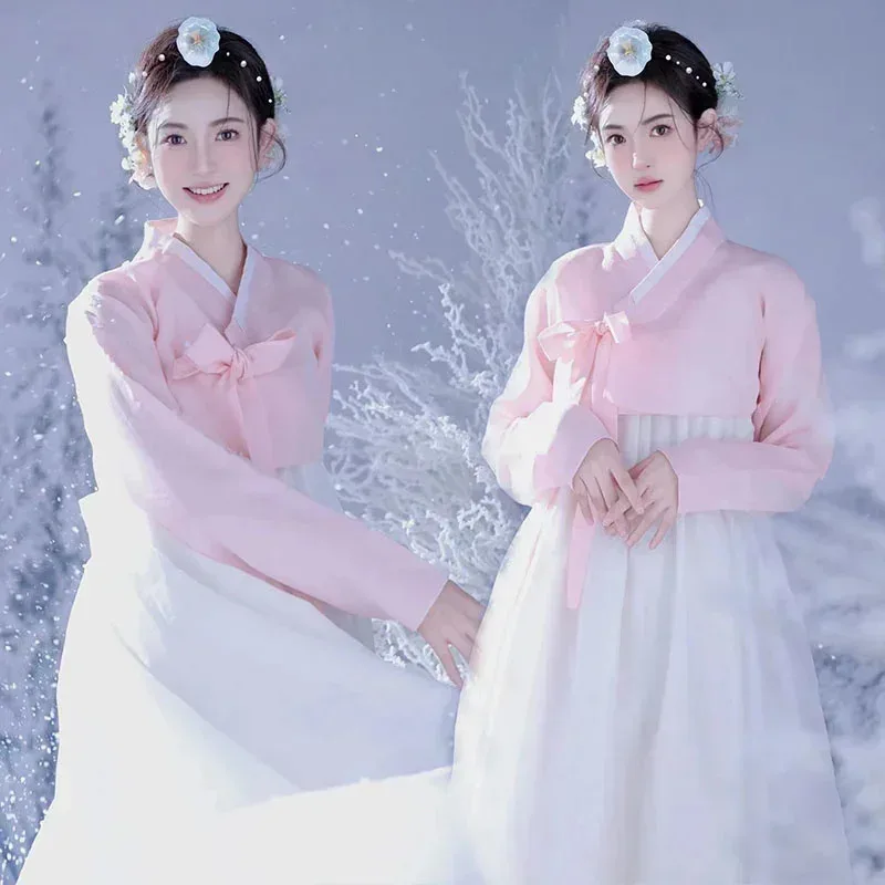 

qq78Request7한복Palace Korean Traditional Costume for Women Elegant Luxury Hanbok Dress Princess Cosplay Anicent Retro Long Robe W