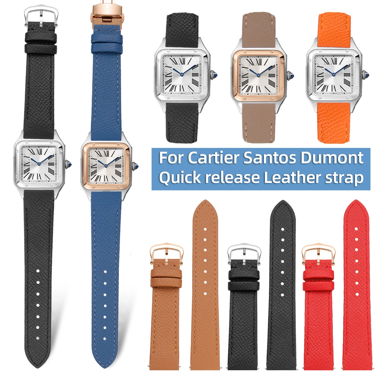 Pulseira de relógio de couro g - Luxury Watch Cartier avaliação e preço