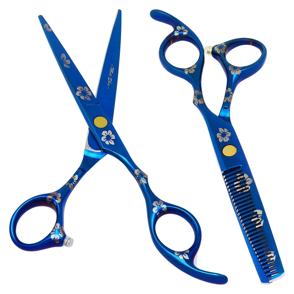 

6.0" High Quality Hair Shears Salon Hairdressing Hair Scissors Barber Hair Cutting Thinning Scissors Japan Steel Clippers A0091A