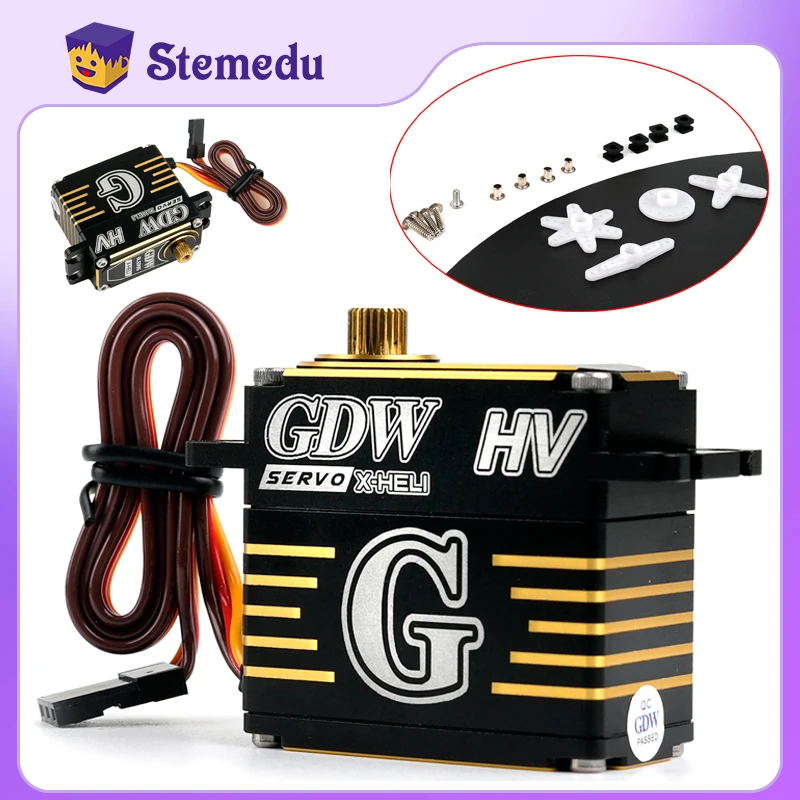 11kg GDW BLS995HV CCPM 0.03s 8.4v High Torque Brushless Motor Metal Gear Digital Servo for RC Helicopter Airplane Racing Cars