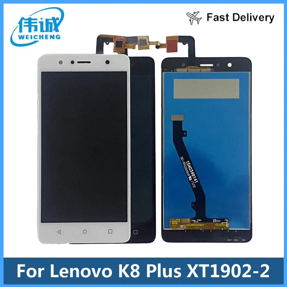 5.2 inches LCD For Lenovo K8 Plus LCD Display LCD Assembly Touch Screen Digitizer Repair LCD Lenovo K8+ Display XT1902-2 lcd