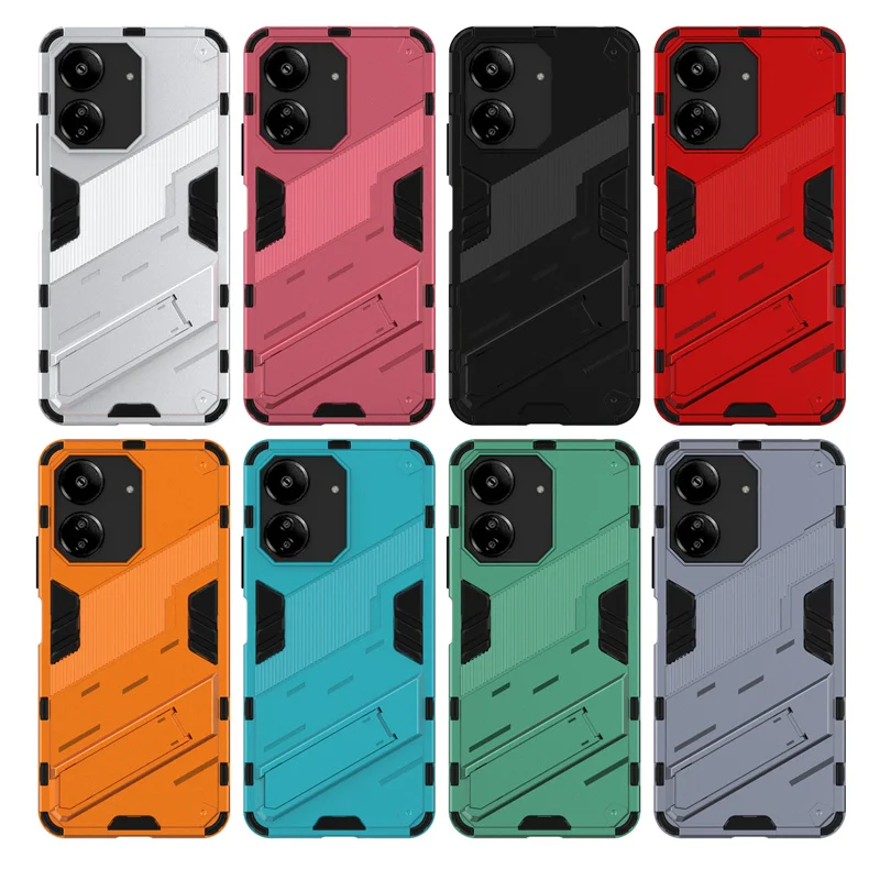 For Xiaomi Redmi 13C Cover Case Redmi 13C Capas Armor Phone Bumper Back Kickstand Shockproof Holder Cover For Redmi 13C Fundas