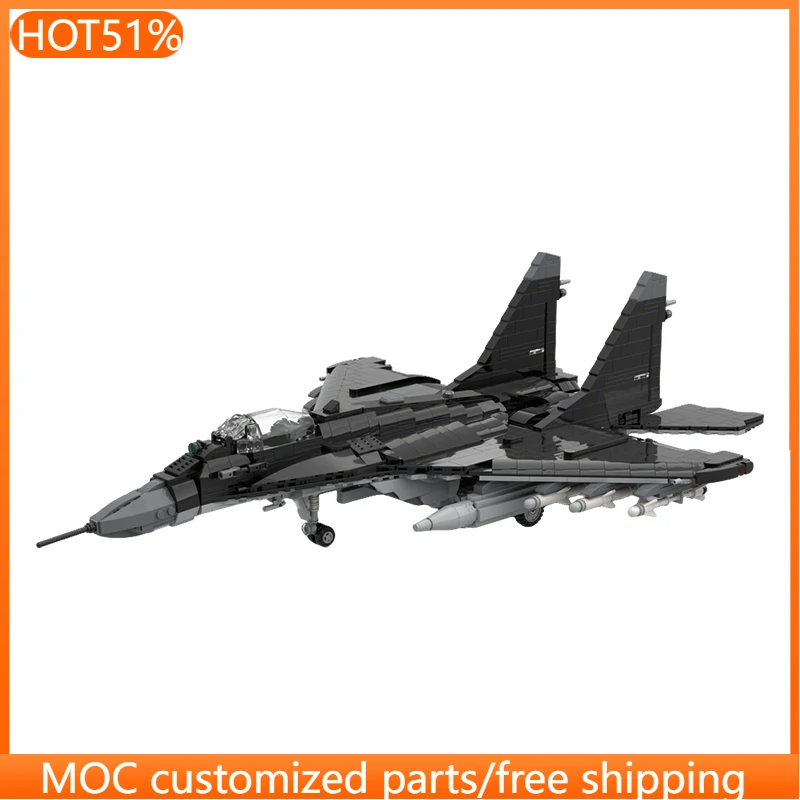 

1789 деталей, конструктор MOC «Многофункциональный истребитель», модульная сборная модель, креативный дизайн, простая сборка, игрушка для мальчиков, подарок