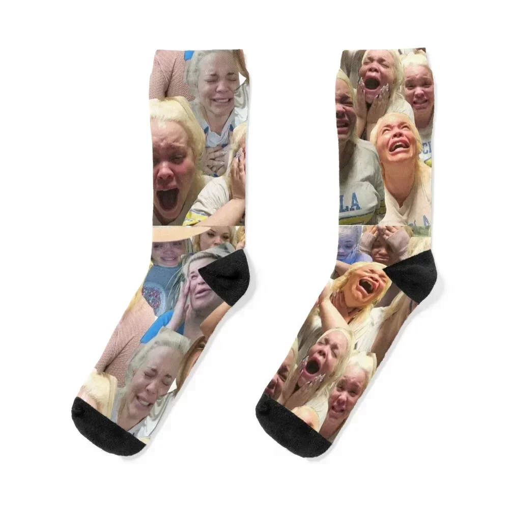 Trisha Paytas Crying Socks funny gifts gym cycling Boy Child Socks Women's