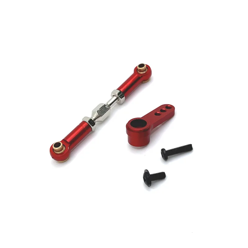 MJX 16207 16208 16209 16210 H16 RC Car Steering Linkage Rod Servo Arm Upgrade Kit for Off-Road Vehicle