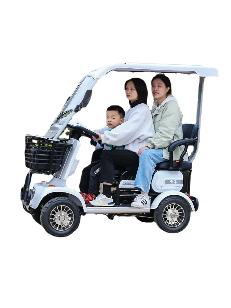 

ZL Electric Quadricycle Elderly Scooter Sightseeing Car Elderly Battery Car with Shed