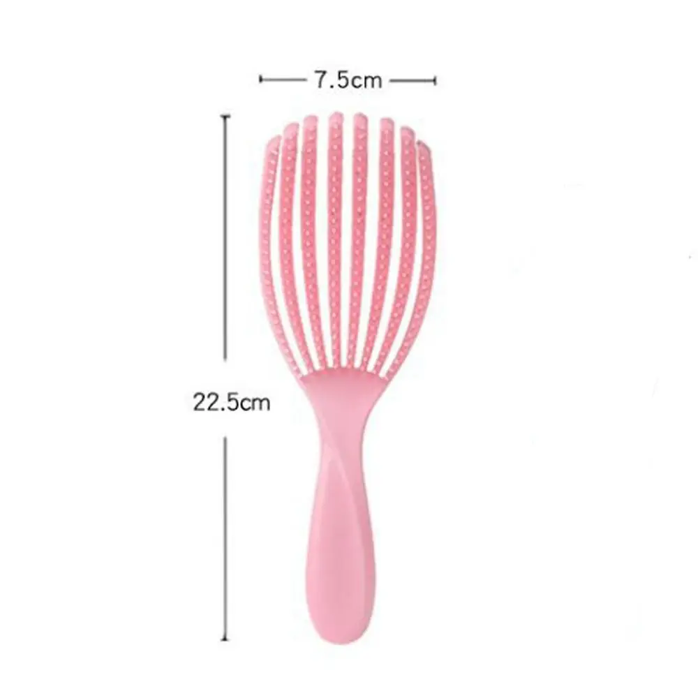 New Hollow Hollowing Out Hair Brush Hair Fluffy Scalp Anti-static Massage Comb Portable Multifunctional Hair Styling Tool