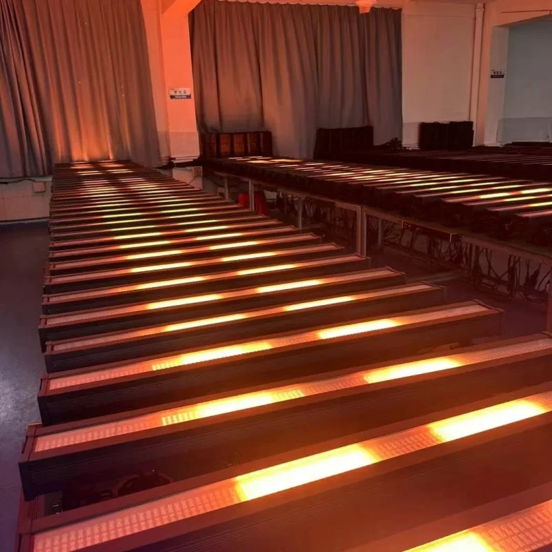 

4 pieces 1-Meter Ultra Bright RGBW HEX LED strobe beam Linear Wash Light