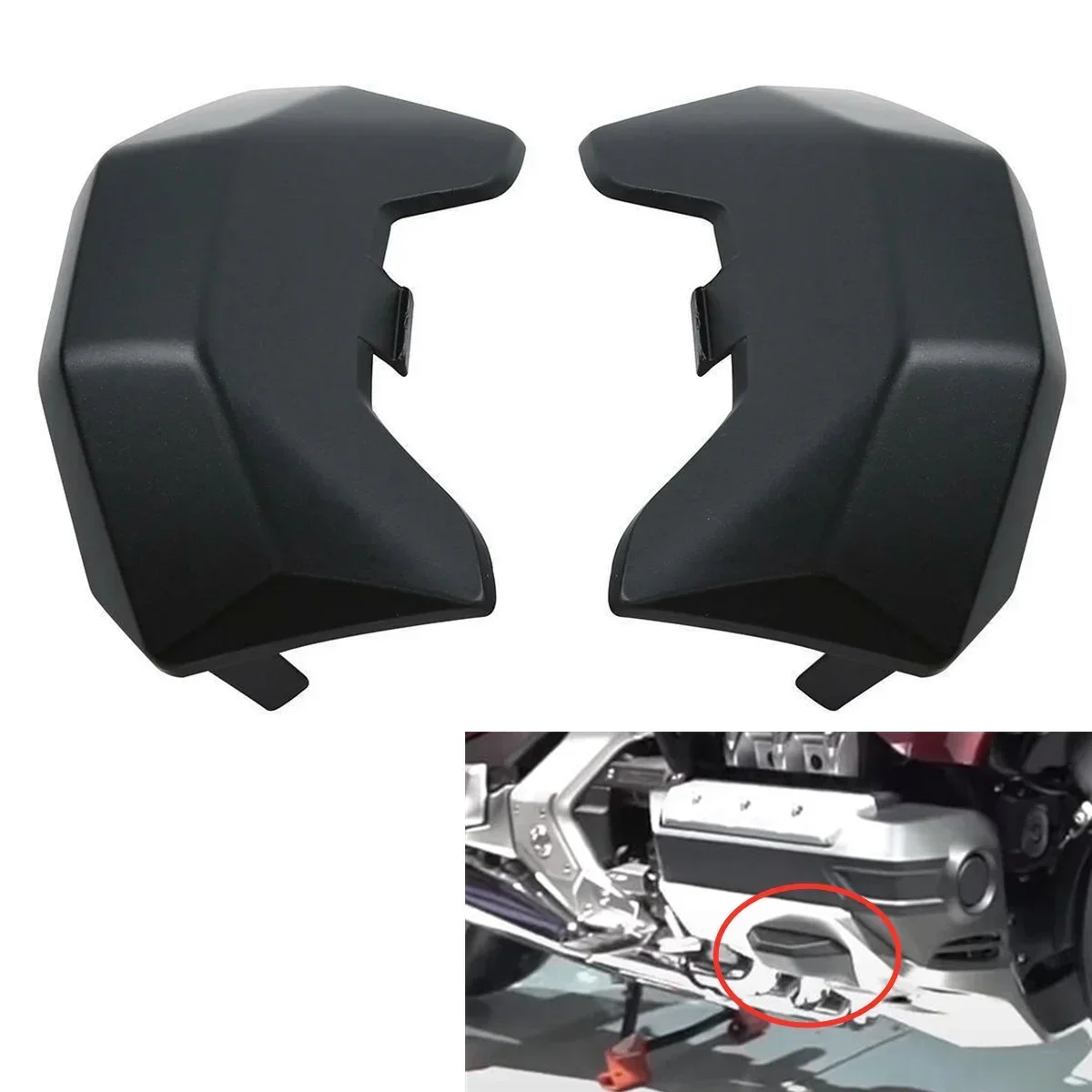 For Honda Gold Wing 1800 GL1800 DCT Tour 2018-2022 Motorbike Parts Front Engine Shroud Anti-Fall Bar Decorative Cover