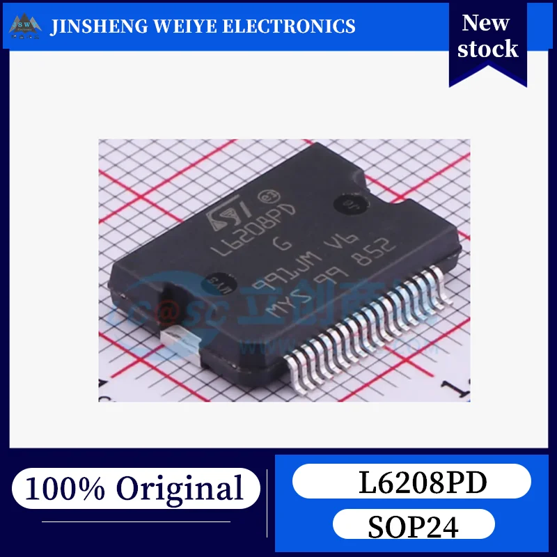

(1/5 piece) L6208PD HSSOP36 DMOS Fully Integrated Bipolar Stepper Motor Driver, 100% New, Original, In Stock, Chipset