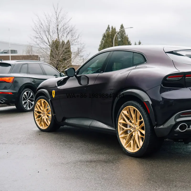 

XL 1-Piece Monoblock Deep Dish Gold Rim Concave Custom Forged Wheel 5x114.3 5x120 5x112 Car Alloy Wheels for bmw Audi Porsche