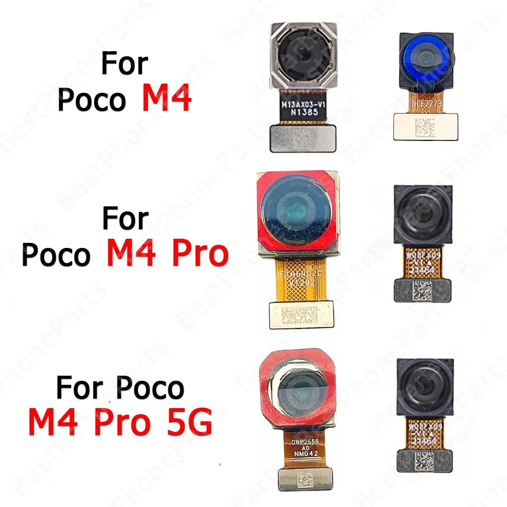 Back Rear Camera For Xiaomi Poco M4 Pro 5G M4Pro Backside Camera Module Mobile Phone Replacement Spare Parts