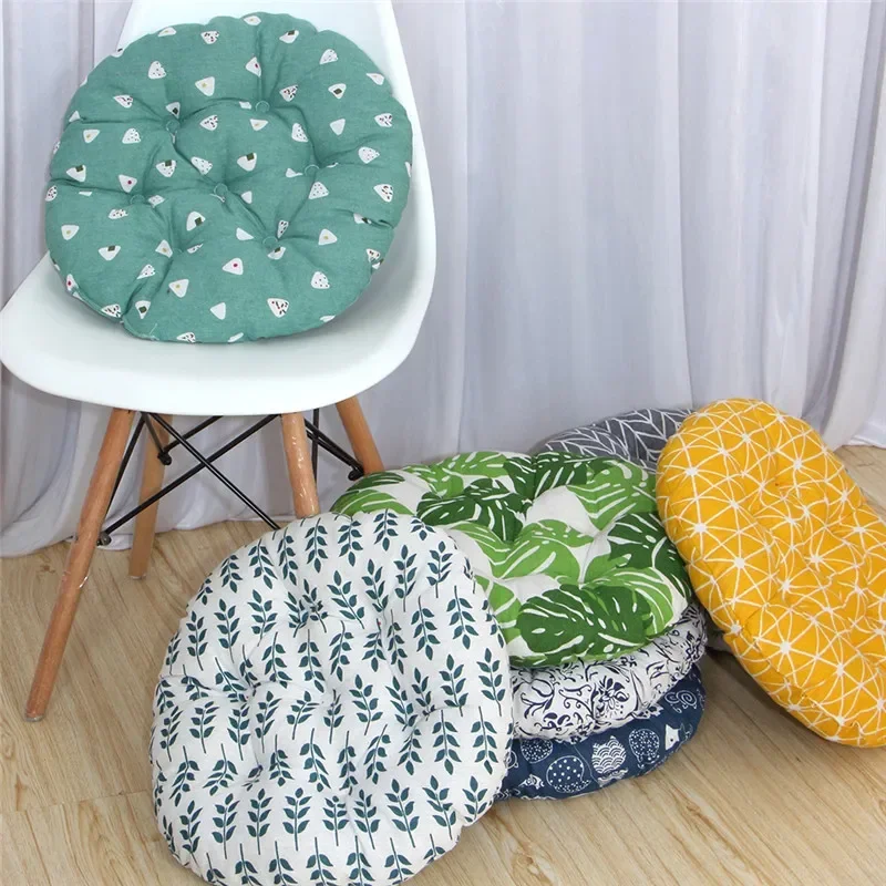 

Autumn and Winter Computer Office Coaster, Students Stool Cushion, Dining - table Chair Cotton Linen Seat Cushion