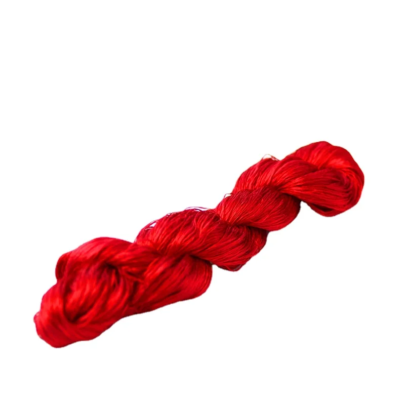 1 color 400m Suzhou embroidery 100% natural silk embroidered line thread diy special Silky normal