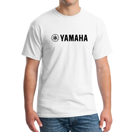 ملابس الصيف الجديدة، تي شيرت ياماها بأكمام قصيرة لركوب الدراجات النارية، تي شيرت رجالي من القطن الخالص برقبة دائرية #3