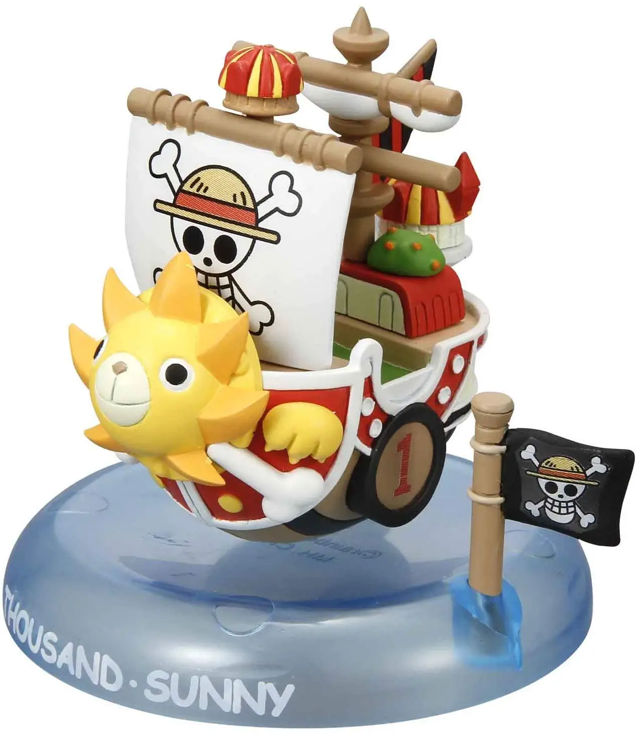 Original One Piece MH MEGAHOUSE Thousand Sunny Going Merry Boa Hancock Navy Boat Anime Figure Box Egg Collectible Models Gift