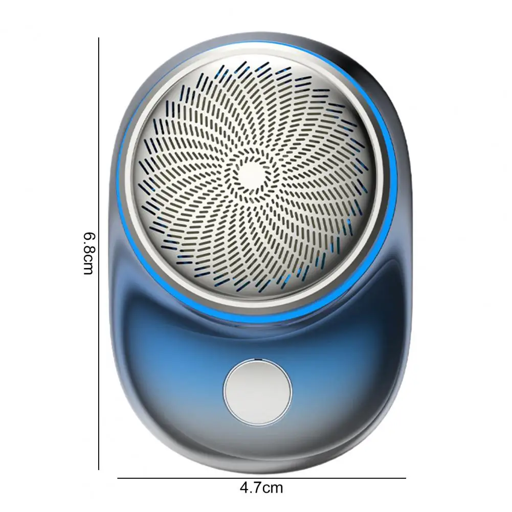Mini Afeitadora eléctrica portátil, herramienta de afeitado precisa, Motor de alta velocidad, indolora, 6 cuchillas, Mini para viajes