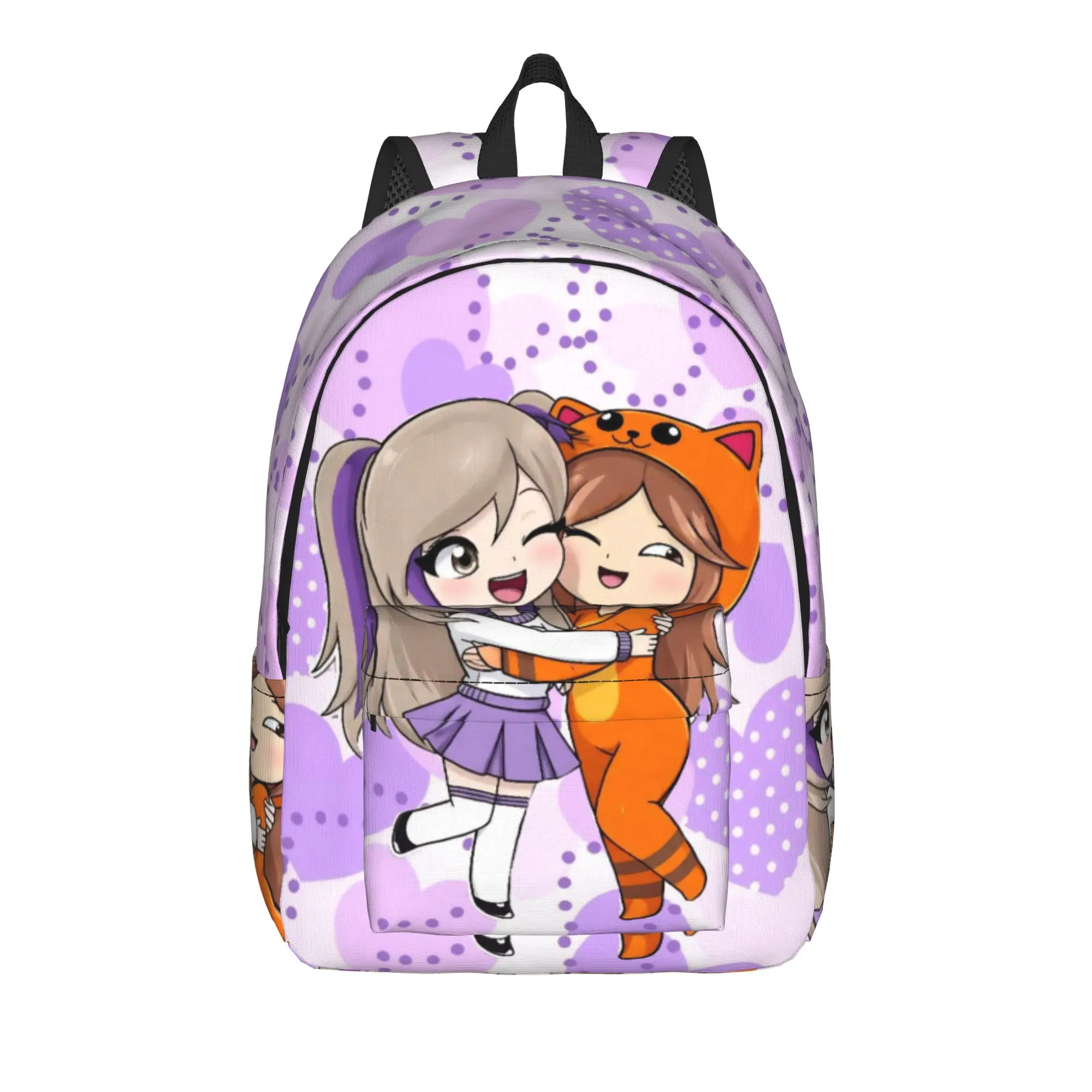 Lyna Vallejos Gamer Cool Backpack Durable Student Business Cute Heart Daypack for Men Women Laptop Computer Shoulder Bag
