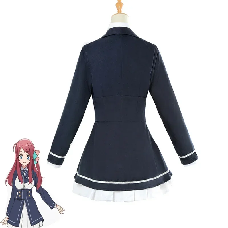 Anime Zombieland saga Cosplay Fantasias Femininas, Sakura Minamoto, Vestido Lolita, Uniforme de Halloween, Peruca