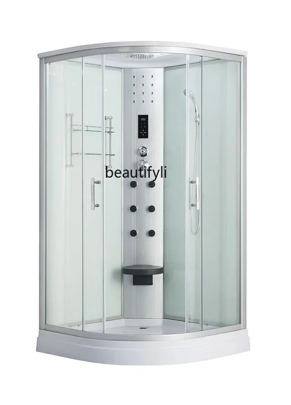 

xx1Shower room Bathroom Tempered glass Steam room Fully enclosed Integrated dry and wet separation