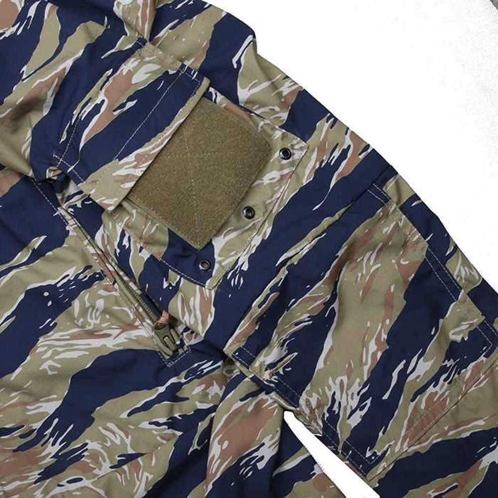 New PCU L5 Green Tabby / Blue and Gold Tabby Tactical Hunting Coat 160D Nylon Soft Shell Fabric TMC3229