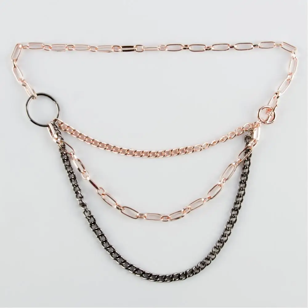 3'lü Chain Necklace