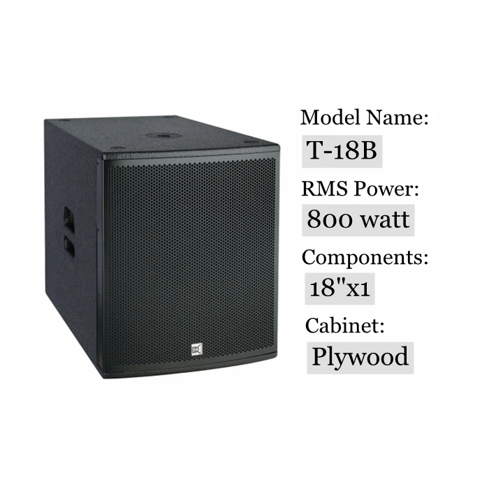 Professional speaker active subwoofer 18 inch powered sound system