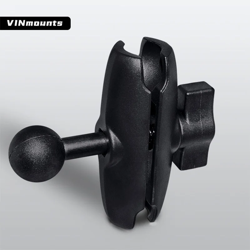 

1"Extension Ball Adapter Double Monitor Mount with a 1/4" -20 thread, stud, length 1.6 " for motorcycle or vehicle VIN-B-007