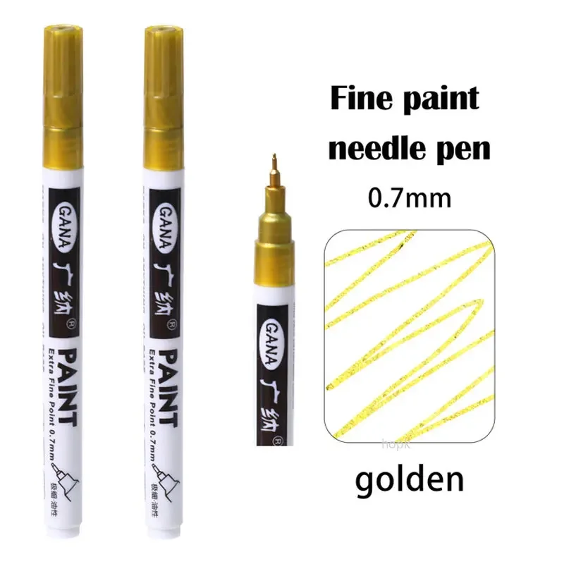 Permanent-Farbstifte-Set für Felsmalerei, Stein, Keramik, Glas, Holz, Leinwand, 0,7 mm, 2,8 mm, Acryl-Farbmarker, extrafeine Spitze