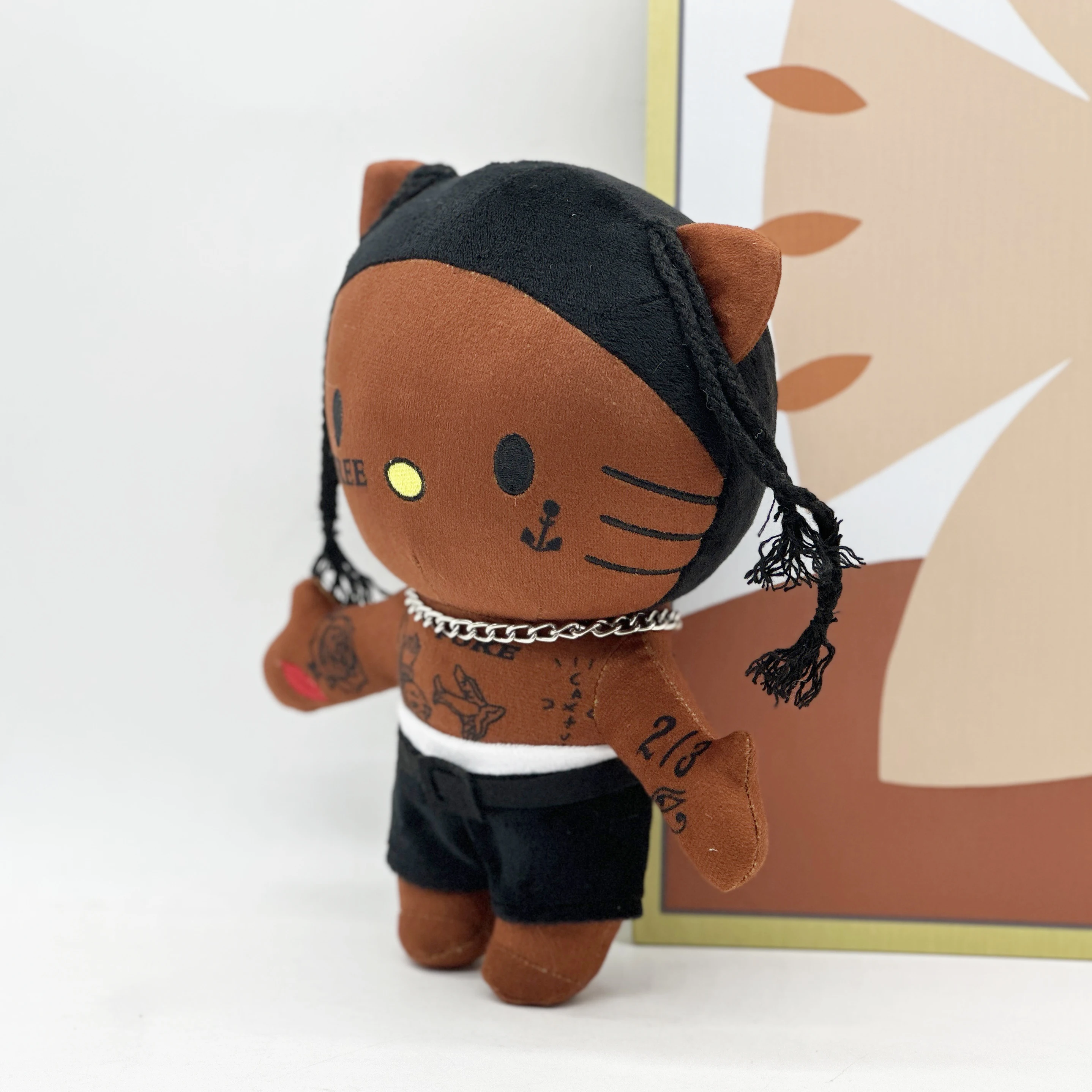 Travis Scott Plush Doll - High-Quality, Soft and Cuddly Travis Scott Plush Toy - Perfect Collectible and Trendy Gift for Fans