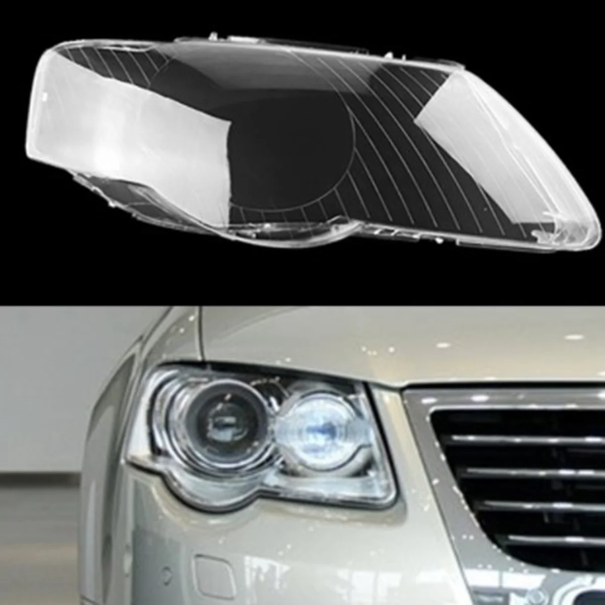 Visor Lampshade Headlight Lampshade for VW Passat B6 2006-2011, right