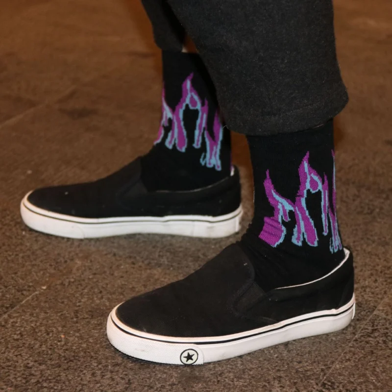 nueva marca de moda, Calcetines para hombre, calcetines Unisex para estudiantes, calcetines deportivos de baile callejero