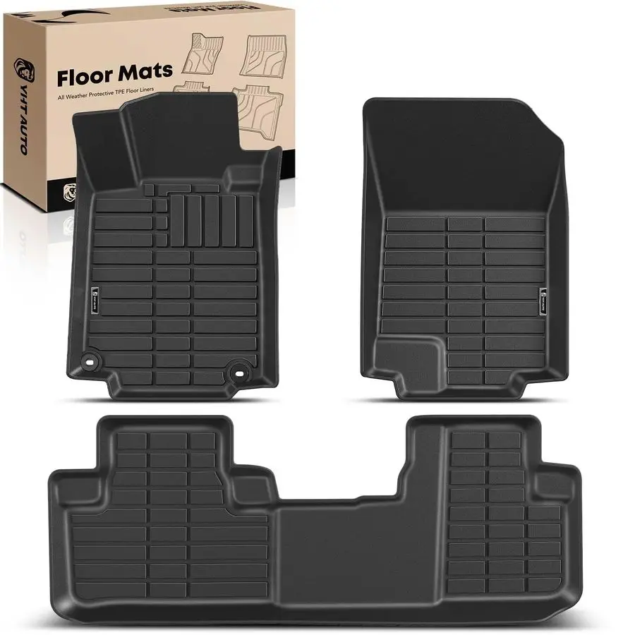

Automotive All Weather Floor Mats Compatible with Honda CRV 2012 2013 2014 2015 2016, Only for Carpet Flooring Car Mats Custom F