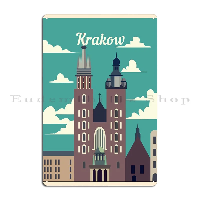 Krakow Metal Sign Retro Cinema Cinema Custom Cinema Tin Sign Poster