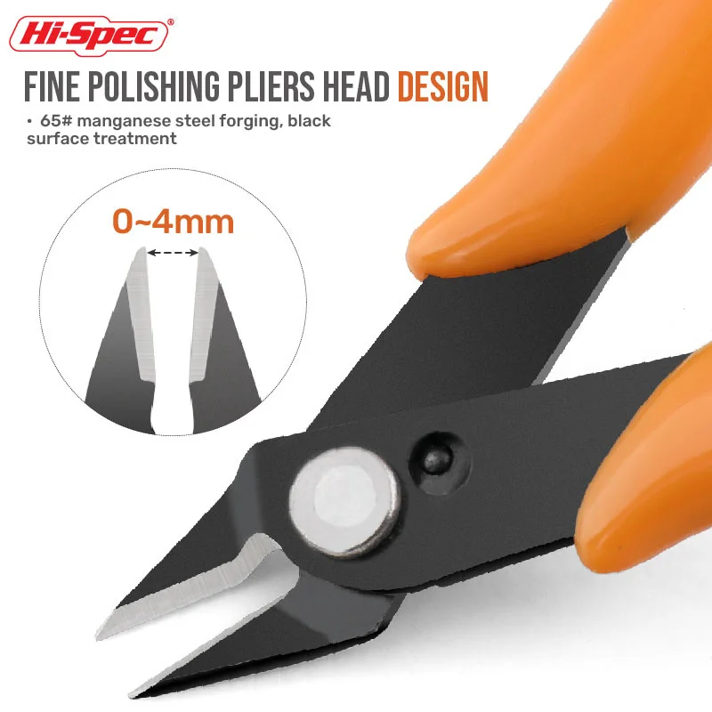 5 Inch Nippers Wire Cable Cutter Cutting Side Snips Press Pliers For Crimping Diagonal Nipper Multi Functional Hand Tools 0-4mm