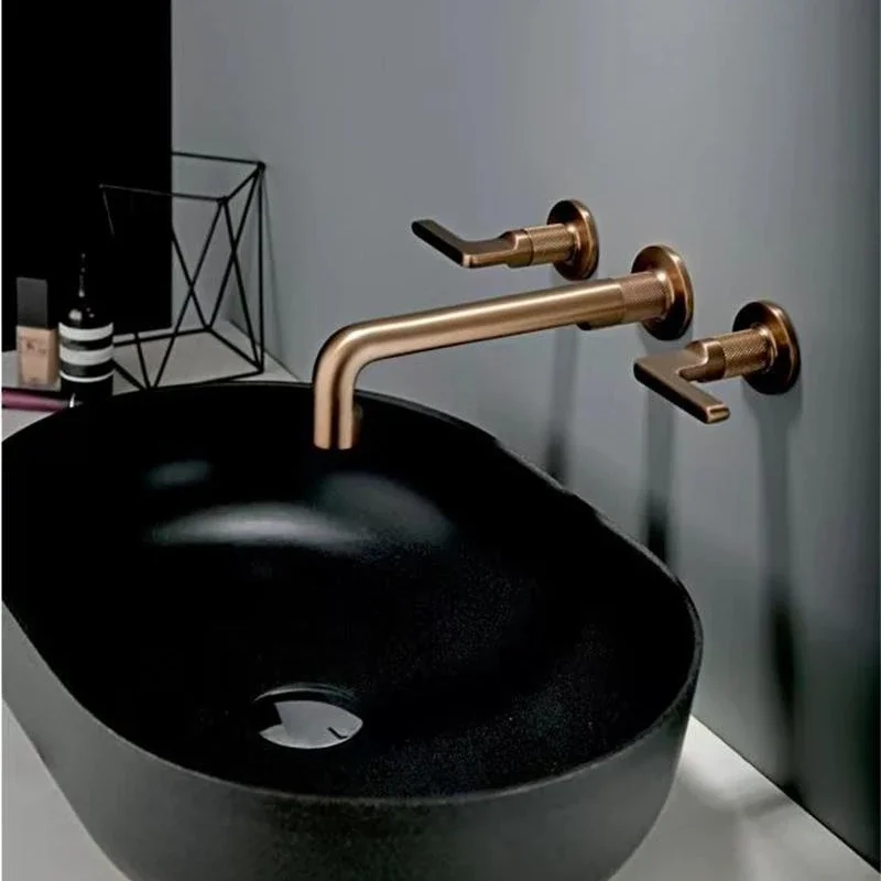 Concealed Wall Mounted Bathroom Basin Faucet