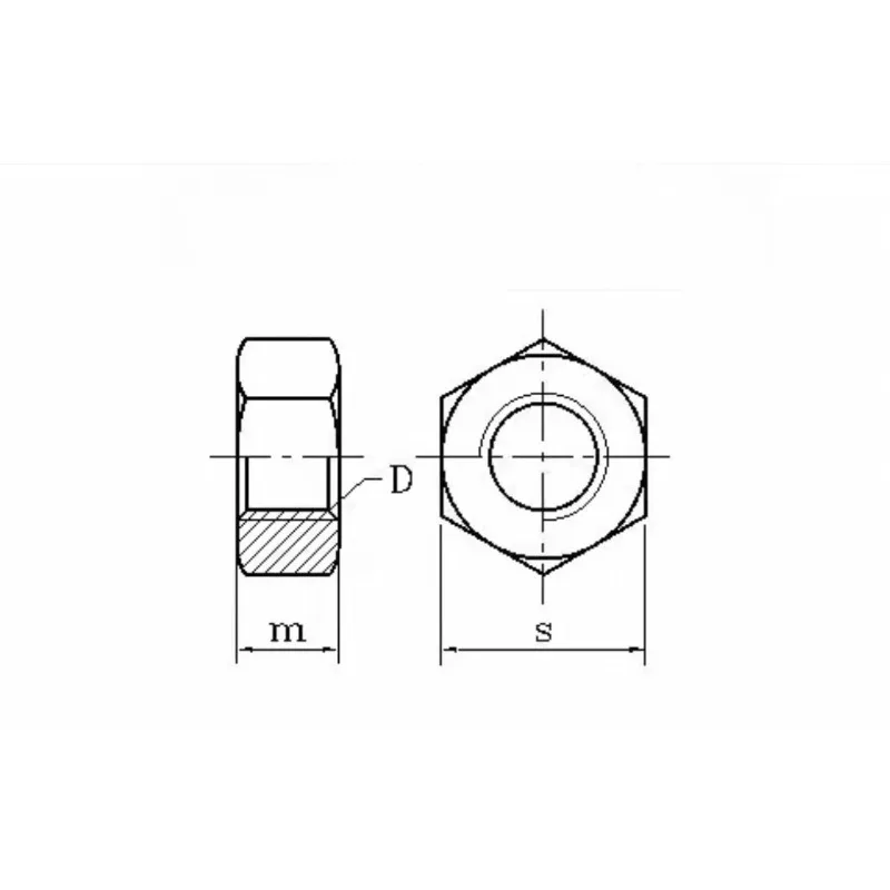 Hastelloy C276 HC276 Hex Nut UNS N10276 High Strength High Temp Acid Corrosion Resistant Nickel Alloy Fastener Nut