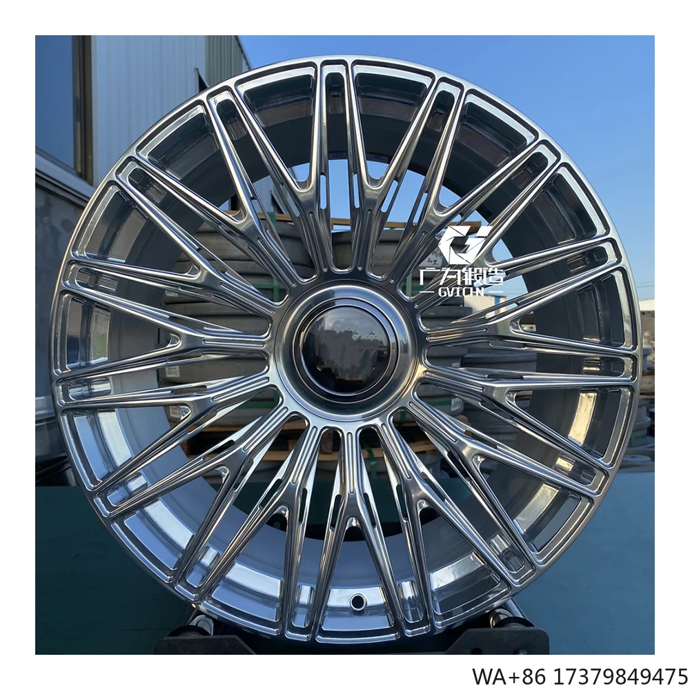 

Custom Polished Forged Wheels Multi-spoke Automotive Aluminum Alloy Rims 5x112 5x114.3 5x120 5x130 18 19 20 21 22 23inch