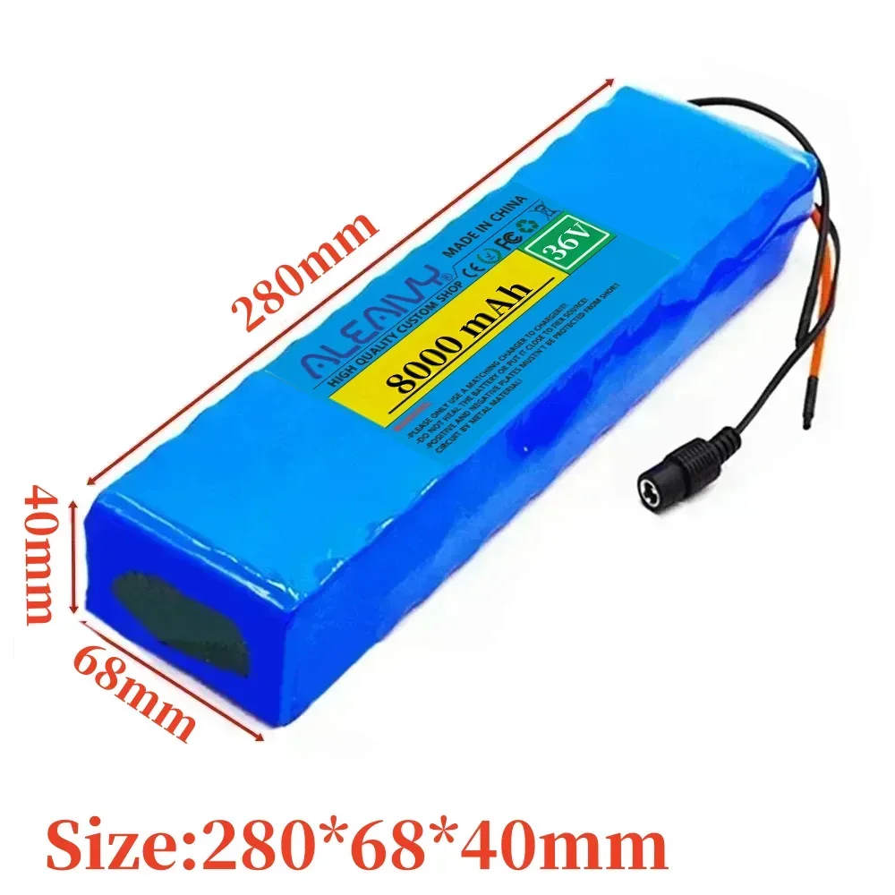 

10S3P 36V 8000mAh 18650 Rechargeable Lithium Battery Pack – 500W Power with BMS for Modified Bicycle, Scooter & Electric Vehicle