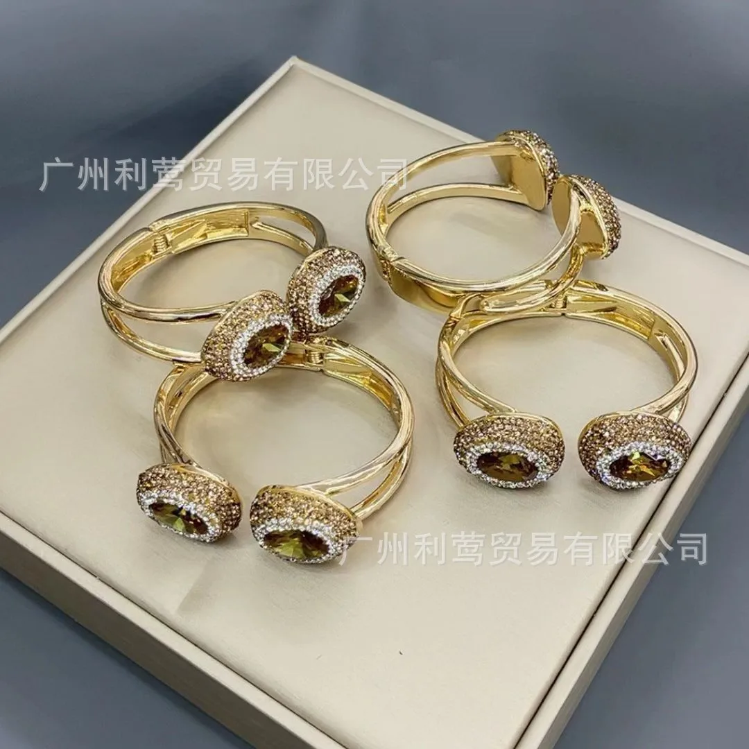 

European style fashion sultan stone bracelet jewelry personalized light luxury accessories Czech amethyst jewe wholesale